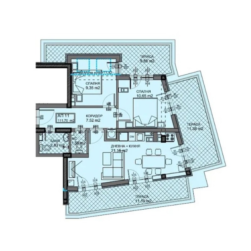 For Sale  2 bedroom Sofia , Ovcha kupel , 134 sq.m | 32864015 - image [2]