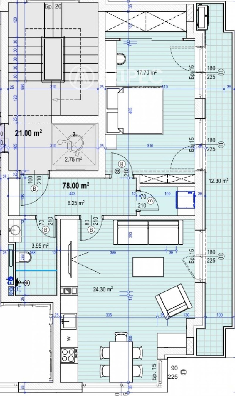 Продава 3-СТАЕН, гр. София, Център, снимка 2 - Апартаменти - 53005711