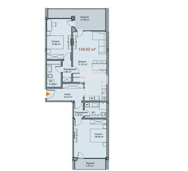 Продава 3-СТАЕН, гр. Варна, к.к. Чайка, снимка 4 - Апартаменти - 54067344