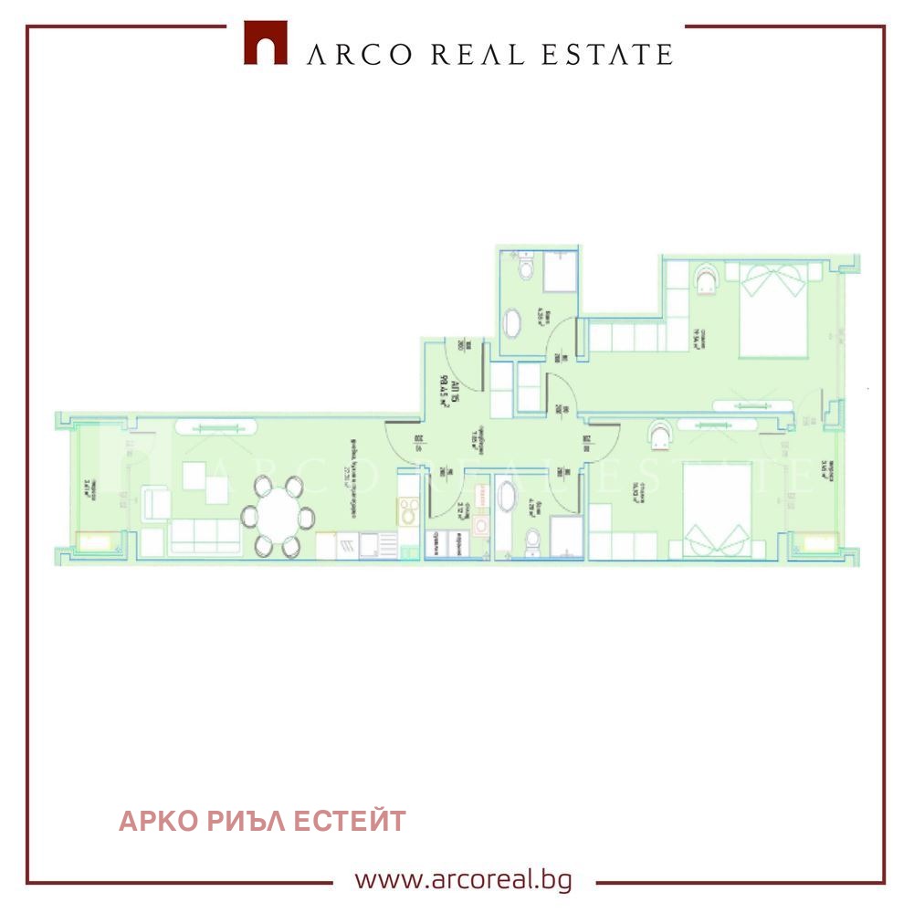 Продава 3-СТАЕН, гр. София, Малинова долина