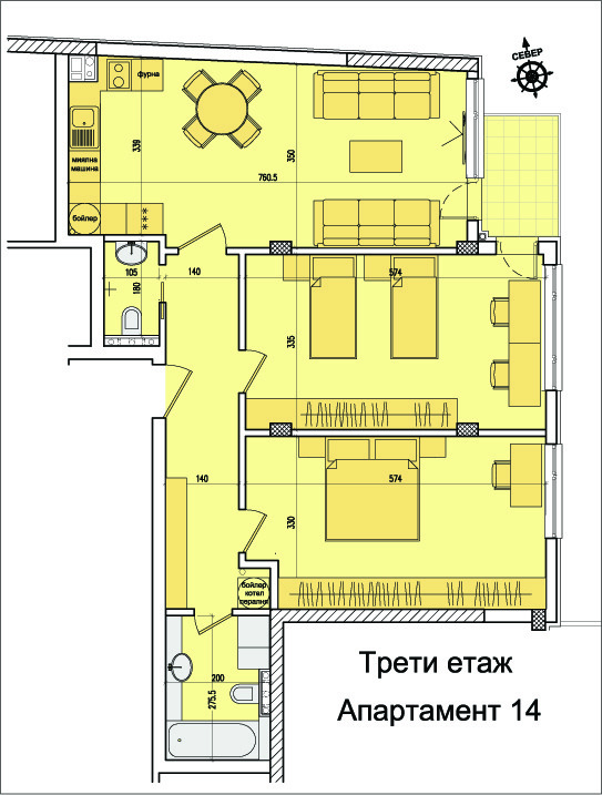 Продава  3-стаен град София , Кръстова вада , 109 кв.м | 25735040 - изображение [3]