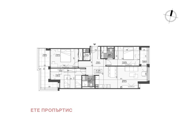 Satılık  3 yatak odası Sofia , Banişora , 139 metrekare | 66213029 - görüntü [2]