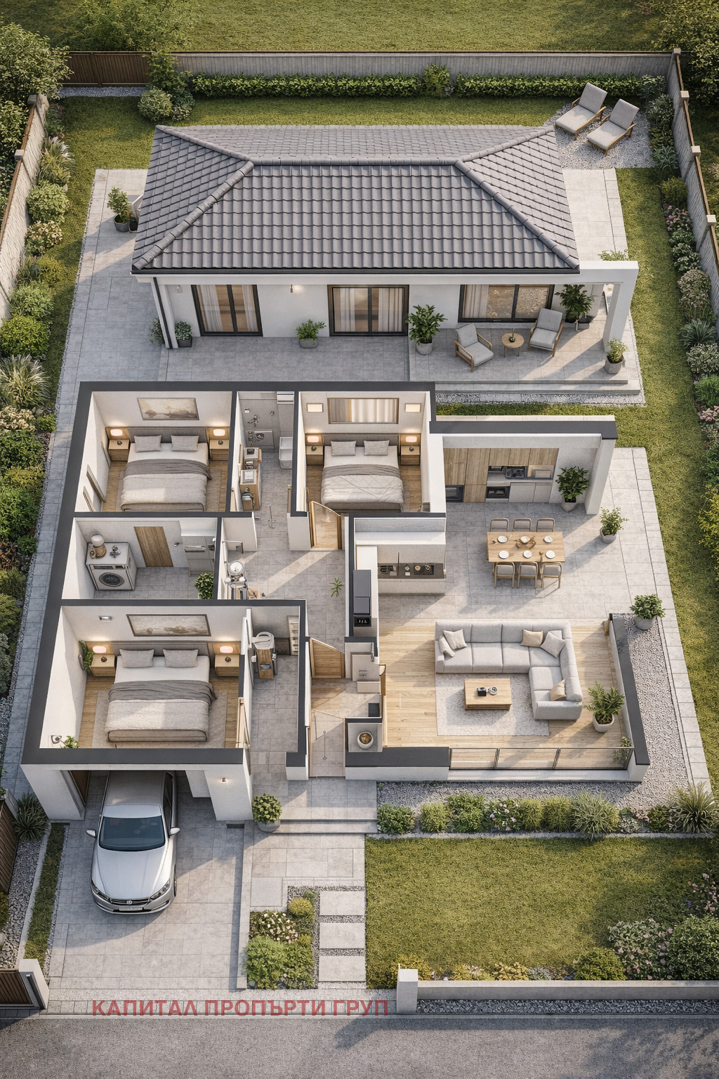 Продава КЪЩА, с. Априлово, област София област, снимка 2 - Къщи - 53023975