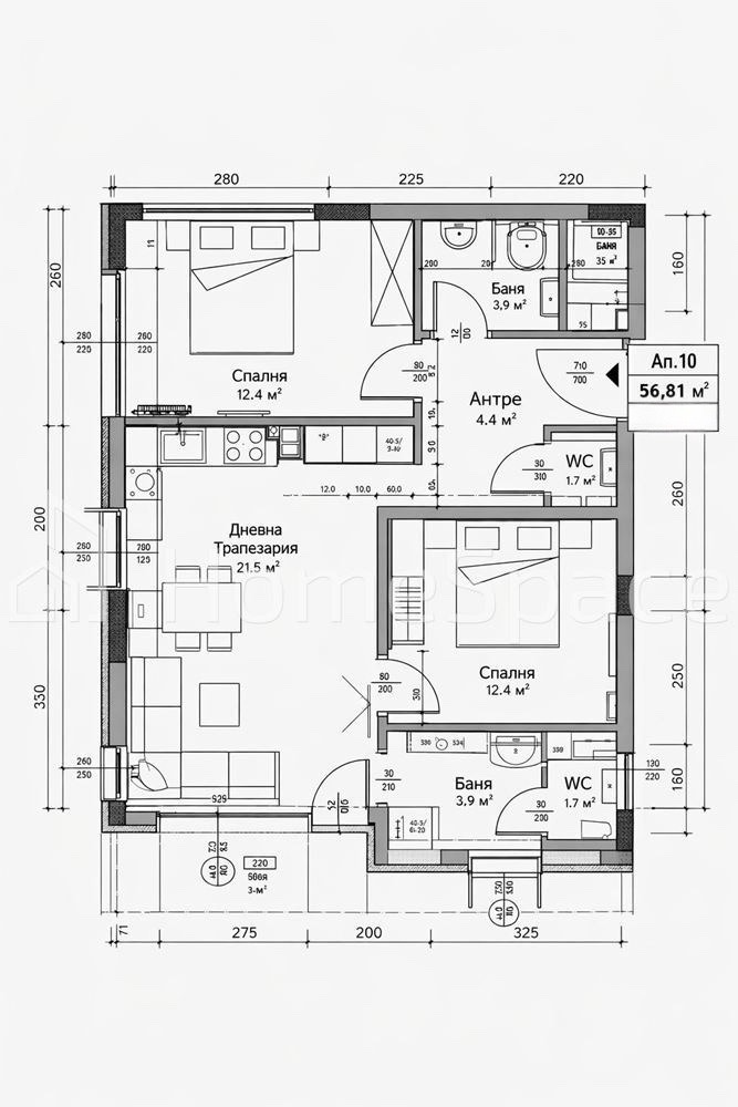 Продава 2-СТАЕН, гр. София, Малинова долина, снимка 3 - Апартаменти - 53430812