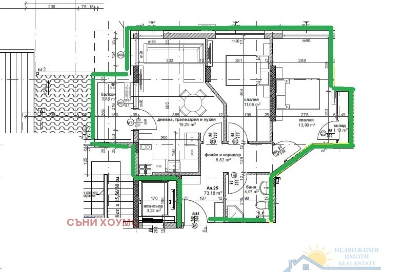 Продава 3-СТАЕН, гр. Велико Търново, Картала, снимка 1 - Aпартаменти - 48961964