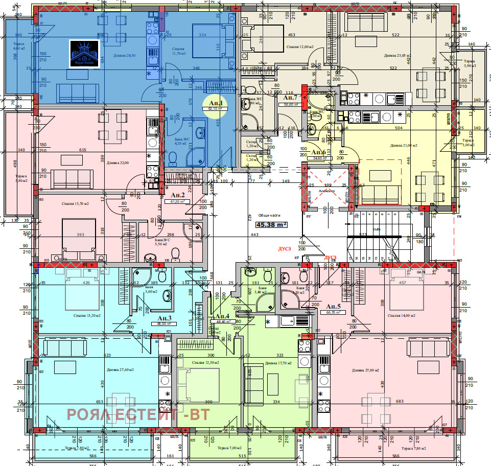 Продава 2-СТАЕН, гр. Велико Търново, Картала, снимка 3 - Апартаменти - 54699528