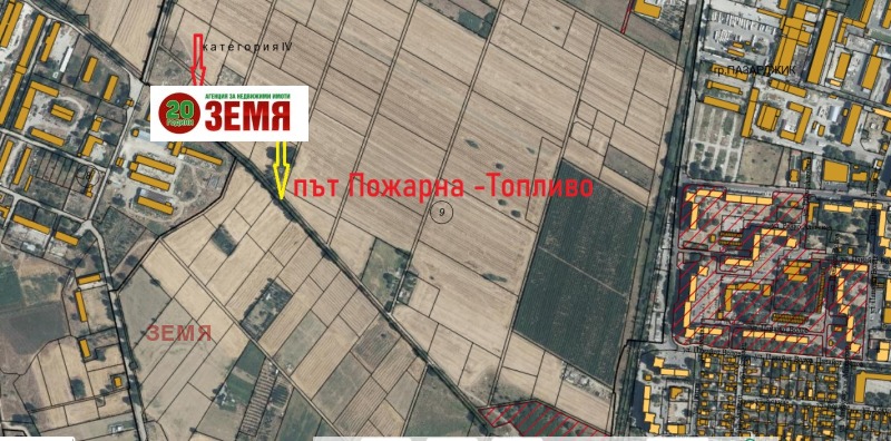 Продава ПАРЦЕЛ в град Пазарджик, Запад - 2566 кв.м / 25 660 € » 50 186.60 лв., ЗЕМЯ