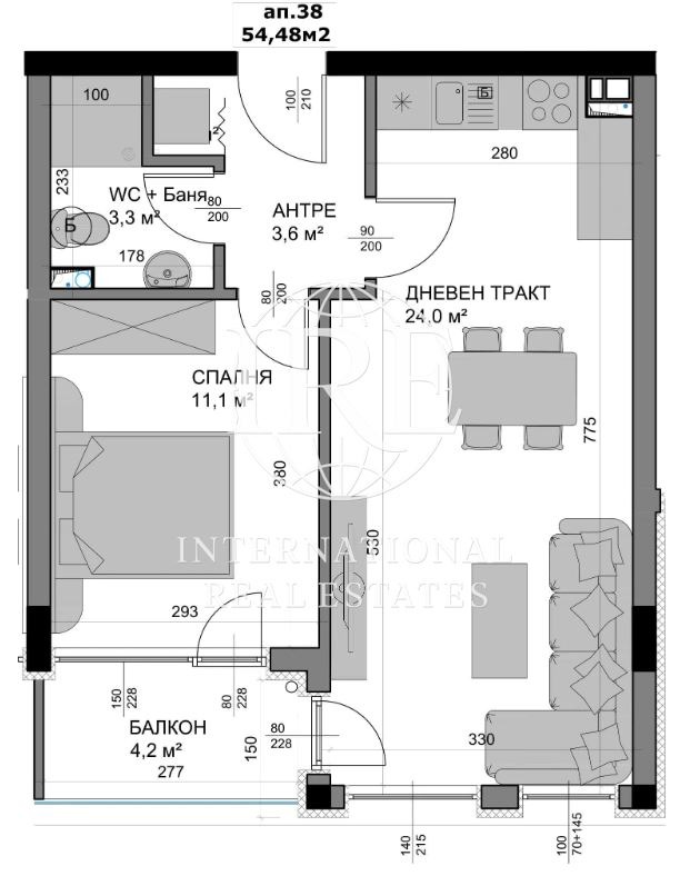 Na sprzedaż  1 sypialnia Warna , Wladislaw Warnenczik 1 , 63 mkw | 40336870 - obraz [2]