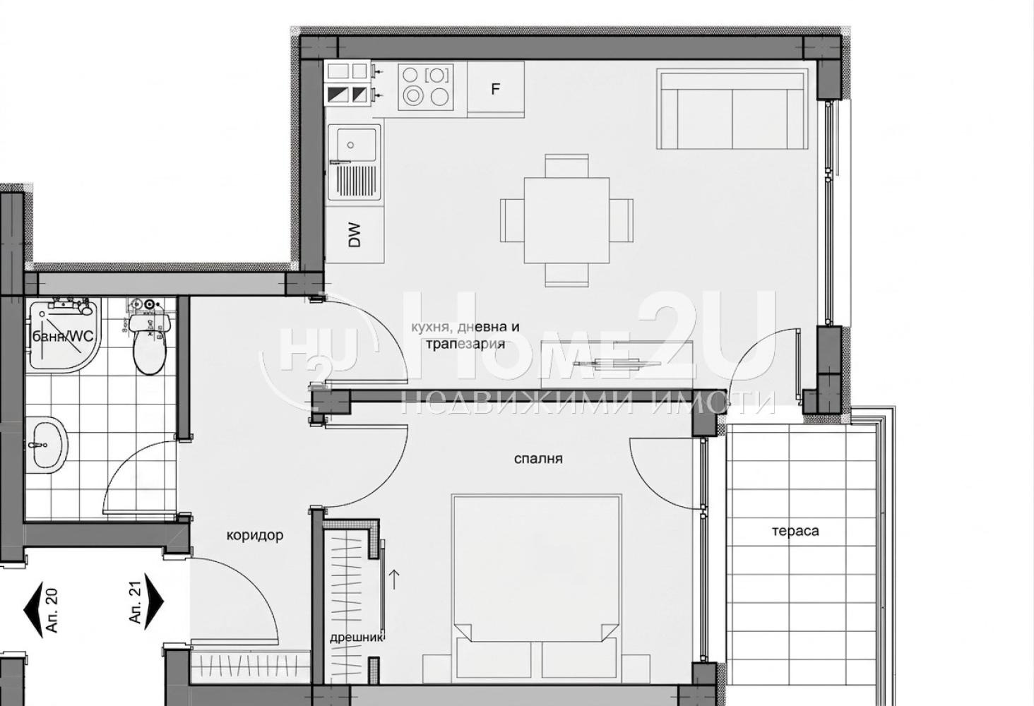 Продава 2-СТАЕН, гр. Варна, Левски 1, снимка 10 - Апартаменти - 54281119