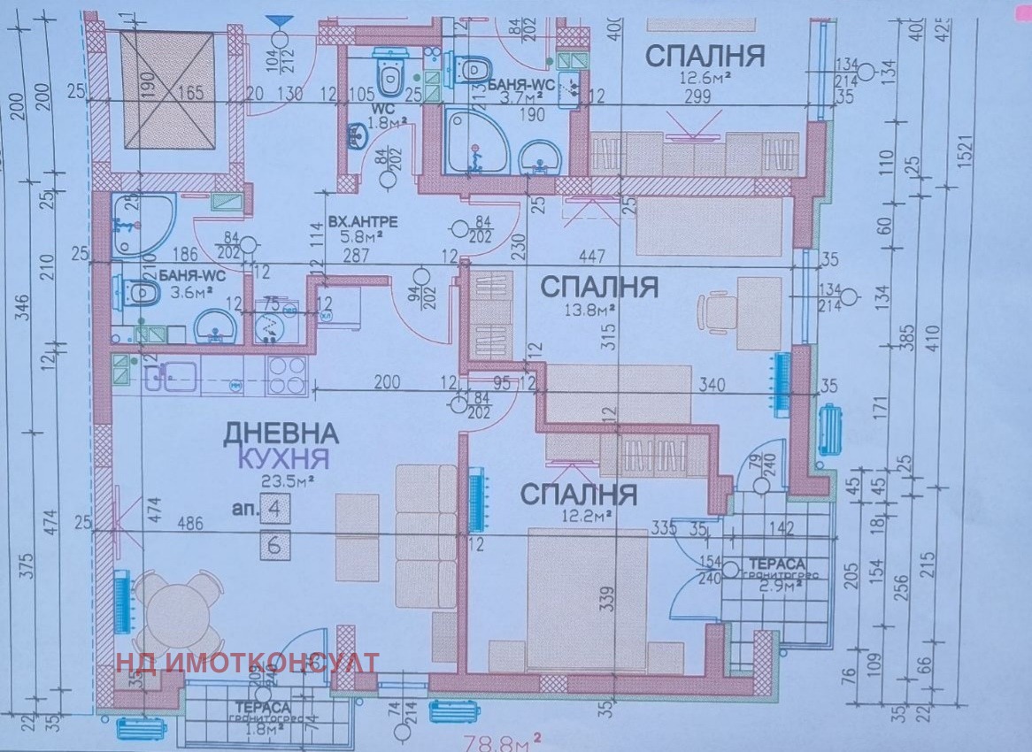 Продава 3-СТАЕН, гр. Пловдив, Център, снимка 2 - Апартаменти - 51428769