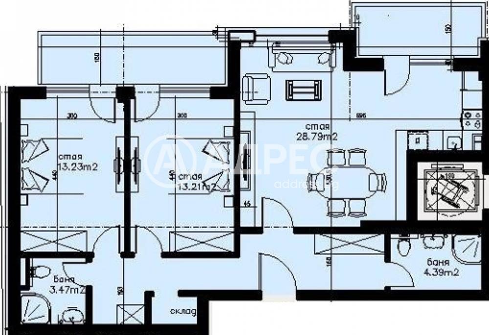 Продава 3-СТАЕН, гр. София, Оборище, снимка 3 - Апартаменти - 52704051
