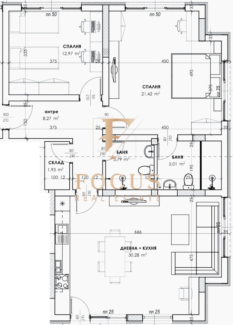 Продава 3-СТАЕН, гр. Пловдив, Коматевско шосе, снимка 2 - Апартаменти - 53260042