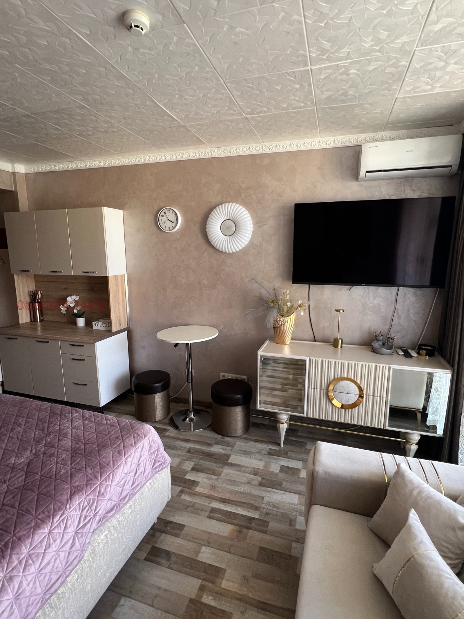 Продава 1-СТАЕН, гр. Варна, к.к. Св.Св. Константин и Елена, снимка 3 - Апартаменти - 54410277