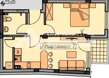 De vânzare  1 dormitor Plovdiv , Hristo Smirnensci , 63 mp | 33549789 - imagine [2]