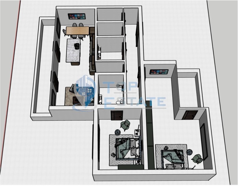 À vendre  2 chambres Veliko Tarnovo , Bouzloudja , 156 m² | 96129775