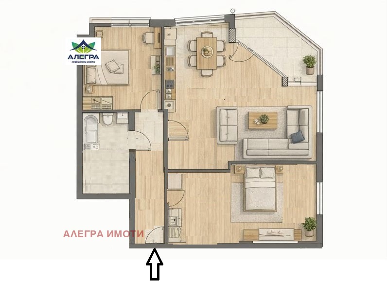 Продава 3-СТАЕН, гр. Пазарджик, Идеален център, снимка 5 - Апартаменти - 53095132