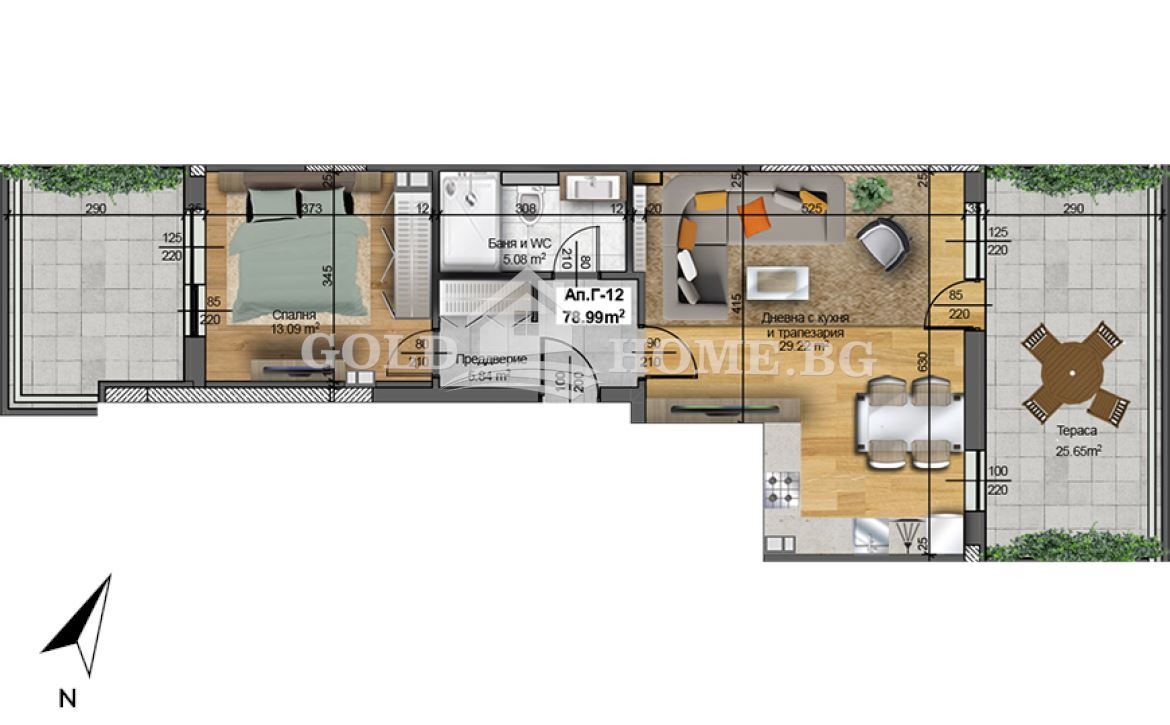 Продава 2-СТАЕН, гр. Пловдив, Отдих и култура, снимка 14 - Апартаменти - 55537593