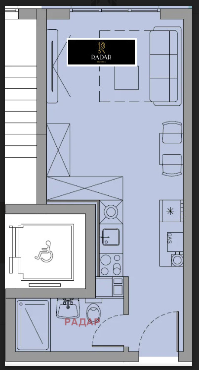 Продава 1-СТАЕН, гр. София, Малинова долина, снимка 2 - Апартаменти - 53186336