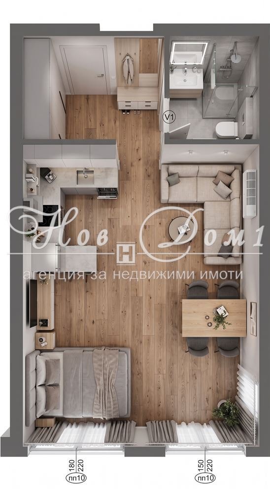 Продава 1-СТАЕН, гр. София, Студентски град