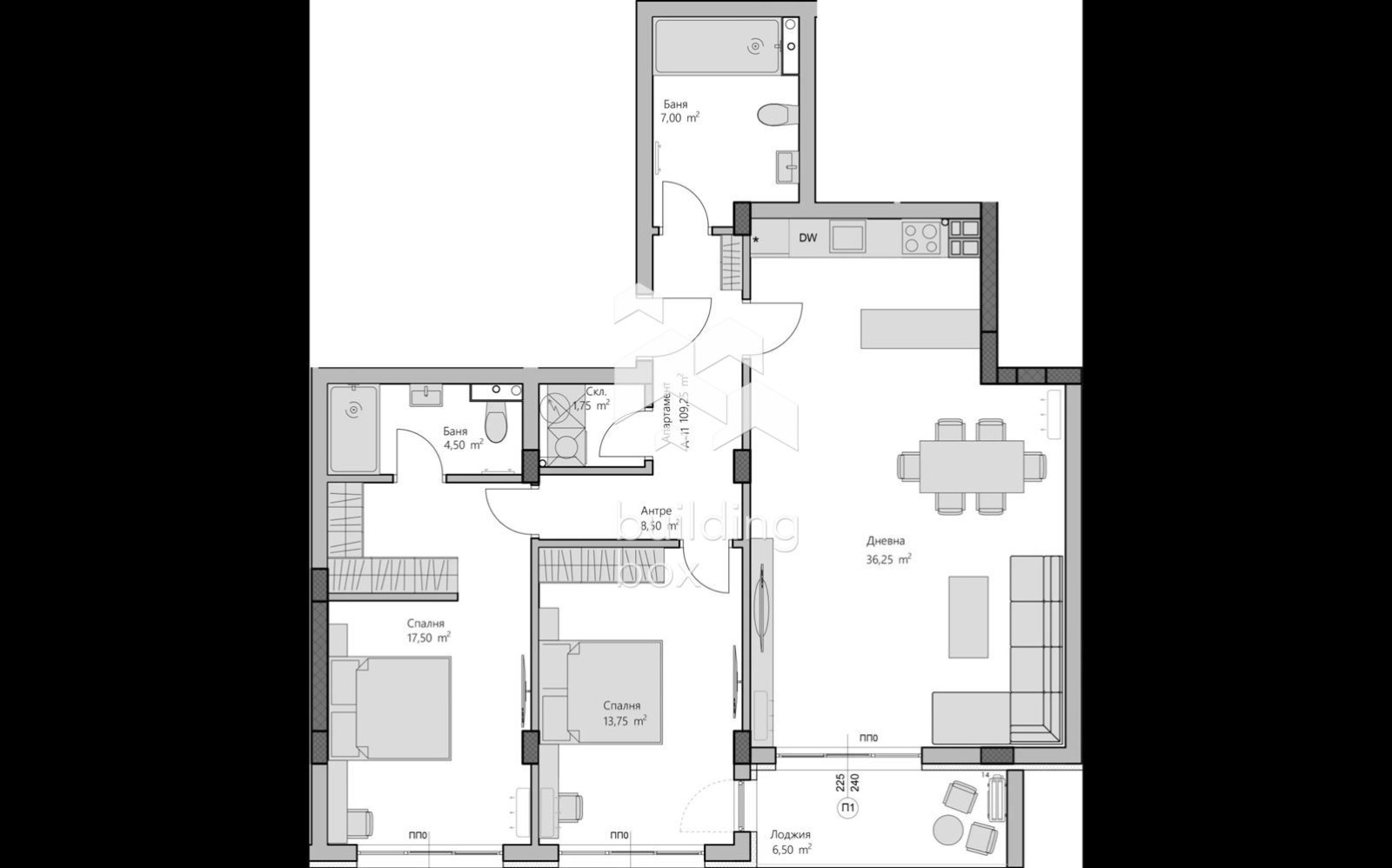 Продава 3-СТАЕН, гр. Пловдив, Христо Смирненски, снимка 2 - Апартаменти - 54560630