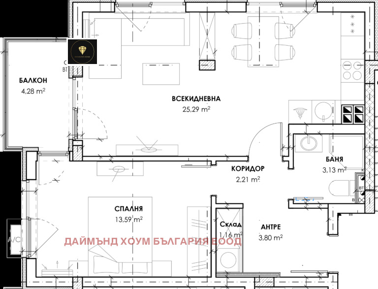 Продава 2-СТАЕН, гр. Пловдив, Христо Смирненски, снимка 2 - Aпартаменти - 47435148