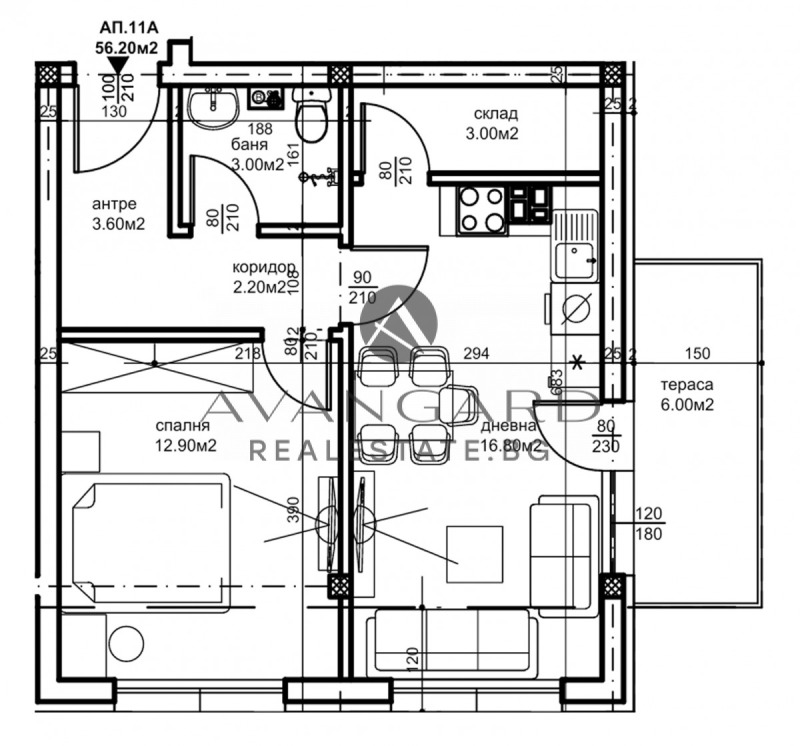 Zu verkaufen  1 Schlafzimmer Plowdiw , Belomorski , 64 qm | 26498341 - Bild [2]