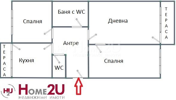 Продава  3-стаен, град София, Дианабад •  155 990 EUR • ID 19001370 — holmes.bg - [1] 