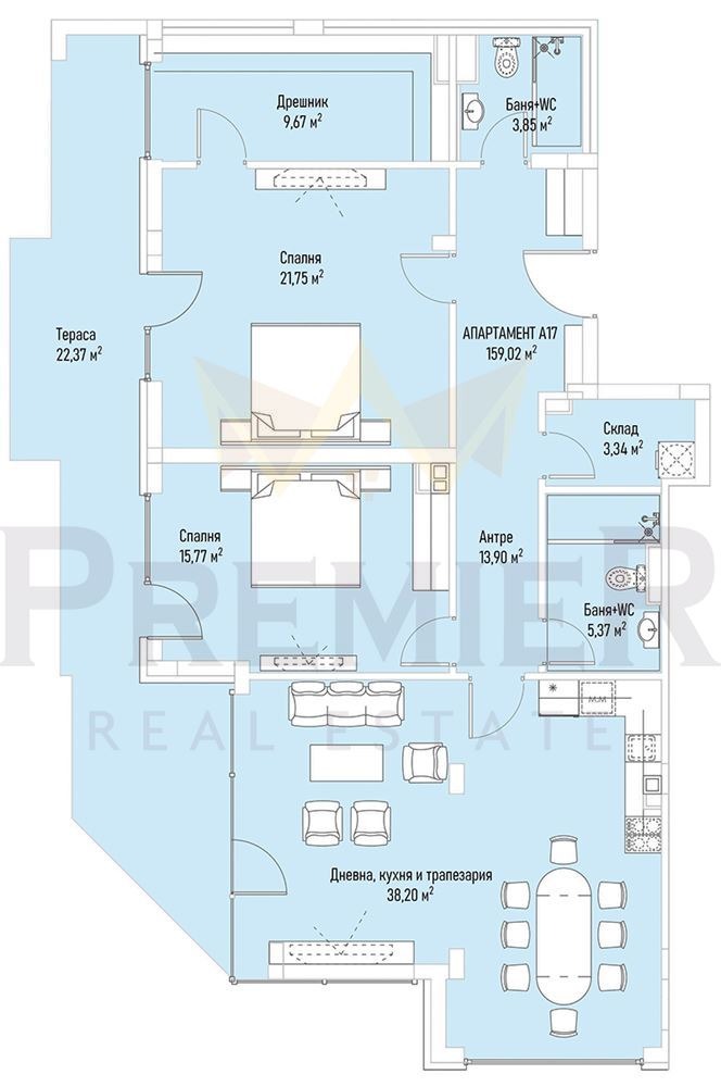 Продава 3-СТАЕН, гр. София, Лозенец, снимка 12 - Aпартаменти - 49552868