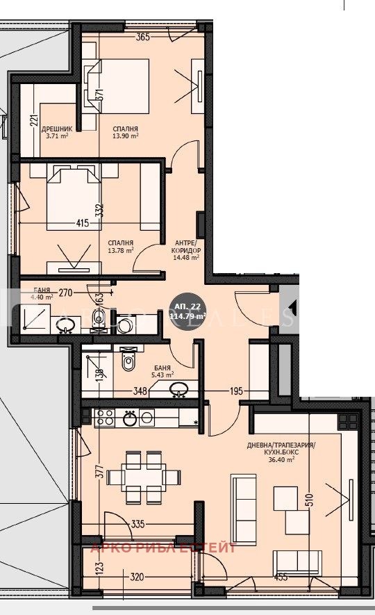 À vendre  2 chambres Sofia , Mladost 4 , 134 m² | 67032821 - image [2]