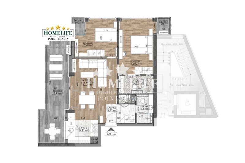 Продава 3-СТАЕН, гр. София, Гоце Делчев, снимка 4 - Апартаменти - 52808522