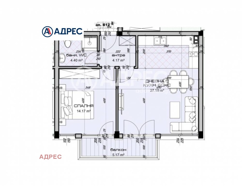 Продава 2-СТАЕН, гр. Варна, Виница, снимка 1 - Aпартаменти - 48077621