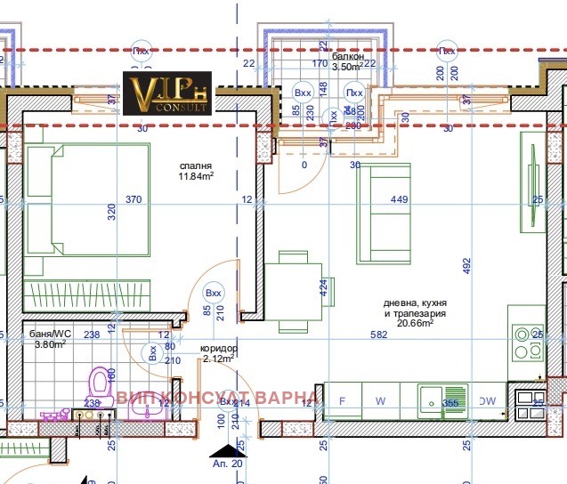 Продава  2-стаен град Варна , Кайсиева градина , 63 кв.м | 46141506 - изображение [3]