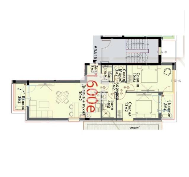 Продава 3-СТАЕН, гр. София, Модерно предградие, снимка 3 - Апартаменти - 49375464