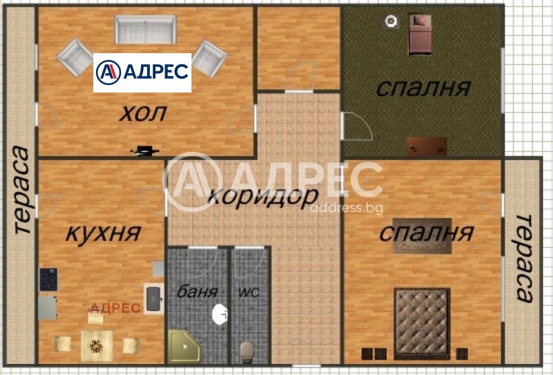 En venta  2 dormitorios Varna , Troshevo , 79 metros cuadrados | 56906191 - imagen [4]