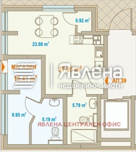 Продава МАГАЗИН, гр. София, Зона Б-5, снимка 2 - Магазини - 53169411