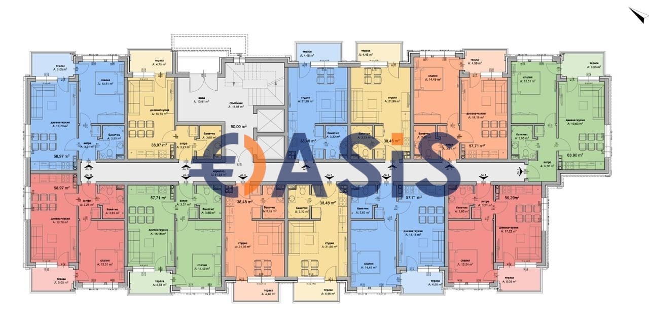 Продава 1-СТАЕН, к.к. Слънчев бряг, област Бургас, снимка 9 - Апартаменти - 53797155