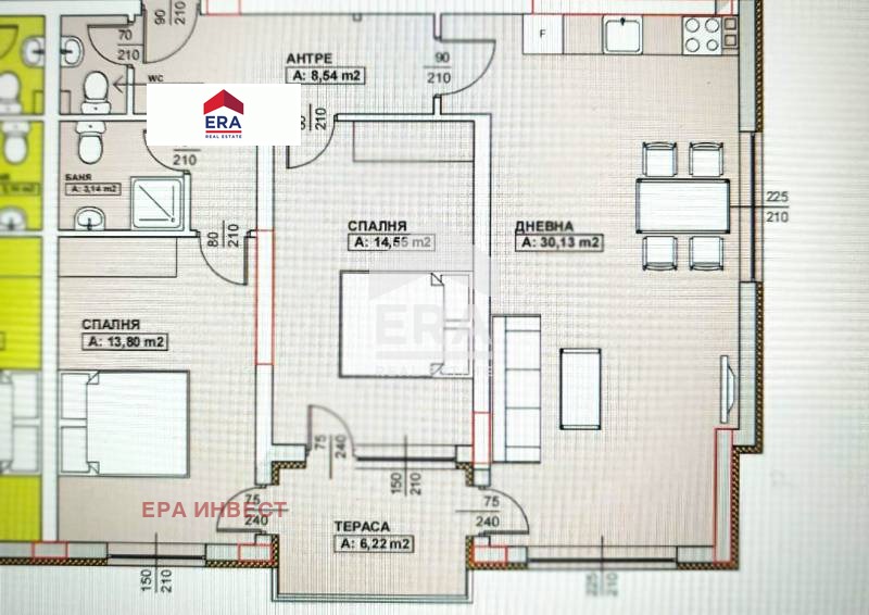 Продава  3-стаен град Благоевград , Освобождение , 102 кв.м | 22308888 - изображение [3]