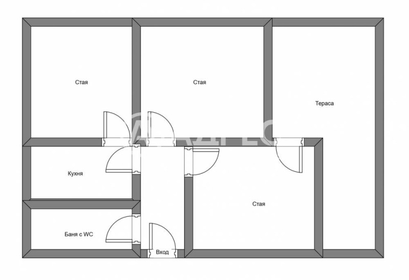 Продава ЕТАЖ ОТ КЪЩА, гр. Банкя, област София-град, снимка 3 - Етаж от къща - 47771443