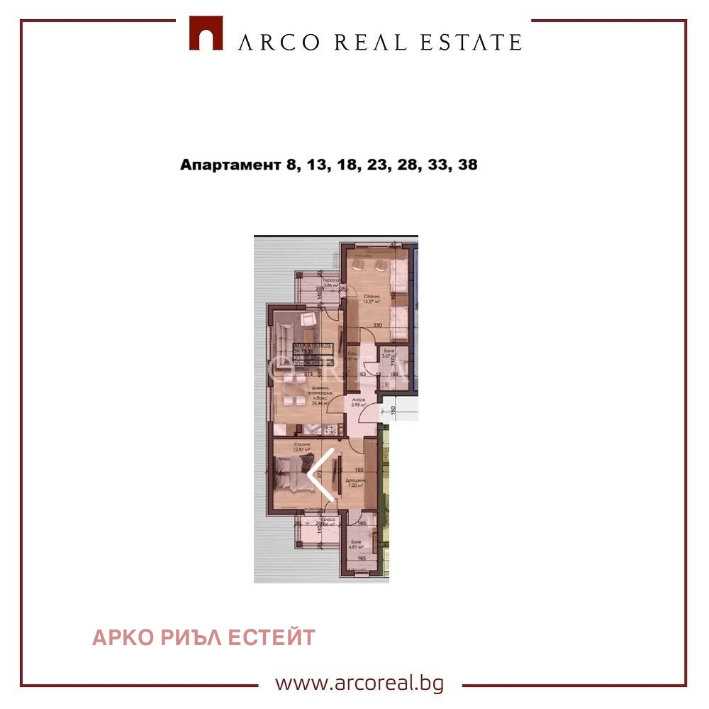 Продава 3-СТАЕН, гр. София, Овча купел, снимка 2 - Апартаменти - 54820270