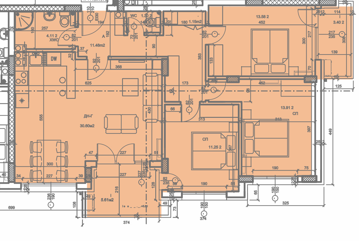 Продава 4-СТАЕН, гр. Пловдив, Христо Смирненски, снимка 2 - Апартаменти - 53127526
