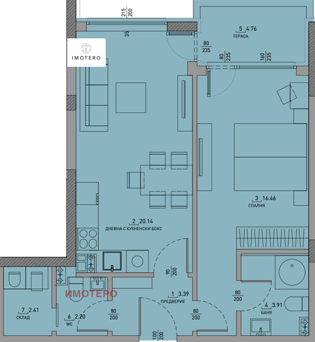 Продава 2-СТАЕН, гр. София, Малинова долина, снимка 2 - Апартаменти - 55120410