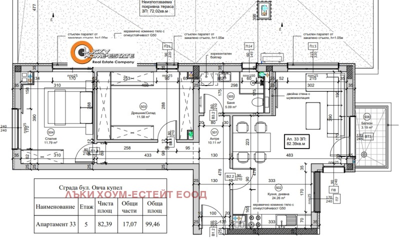 Til salgs  2 soverom Sofia , Ovsja kupel , 99 kvm | 78110886 - bilde [5]