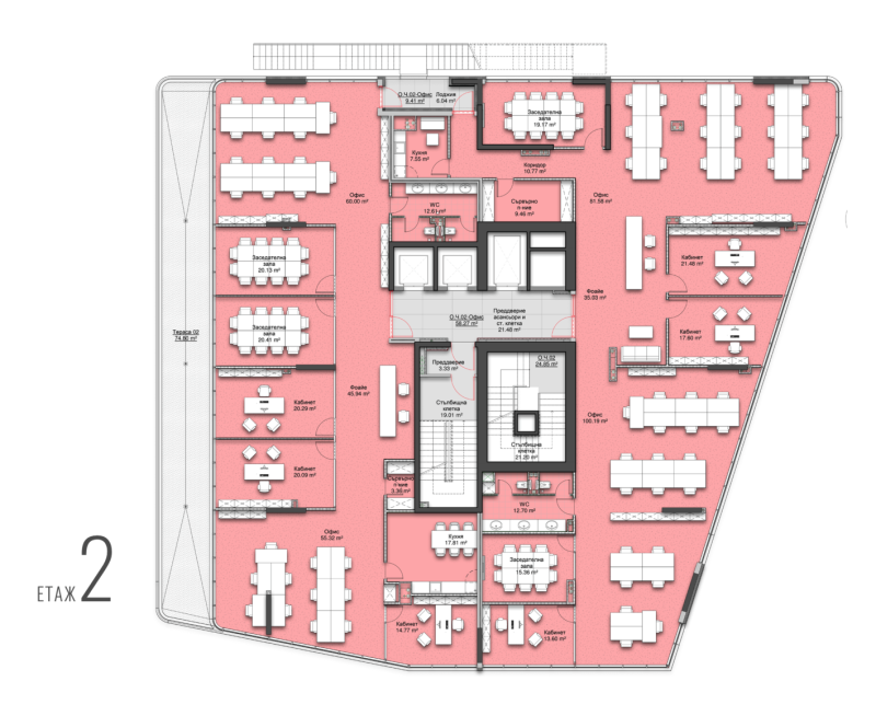 En venta  Oficina Sofia , Krastova vada , 497 metros cuadrados | 27386103 - imagen [4]