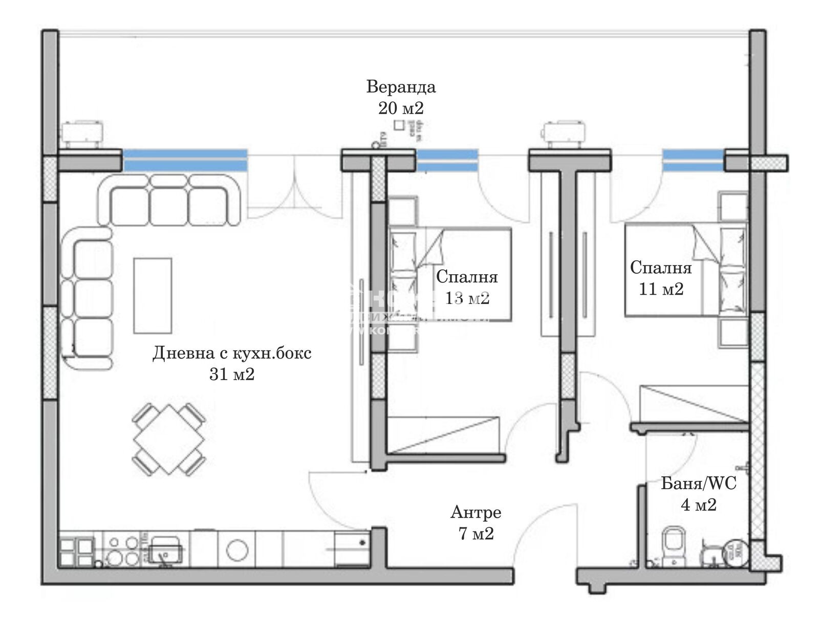 Продава 3-СТАЕН, гр. Пловдив, Младежки Хълм