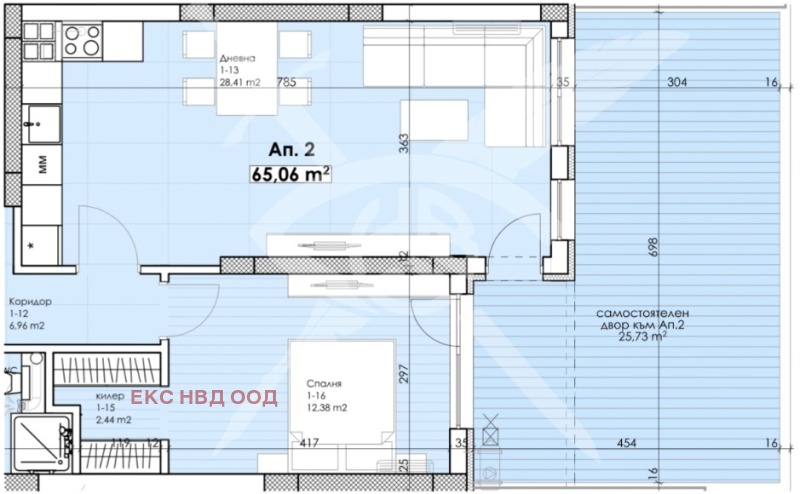 Продава 2-СТАЕН, гр. Пловдив, Остромила, снимка 1 - Aпартаменти - 47505882