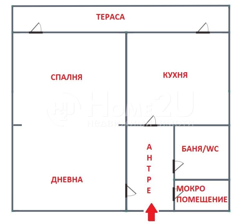 Продается  1 спальня София , Център , 58 кв.м | 21136214 - изображение [2]