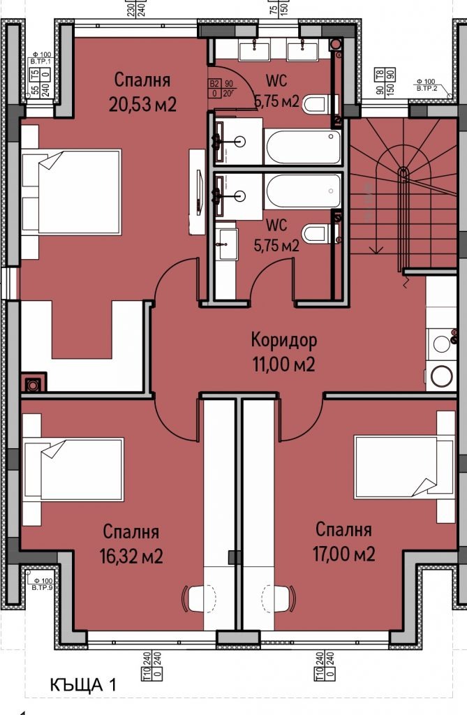 Продава КЪЩА, гр. София, с. Панчарево, снимка 8 - Къщи - 52858028