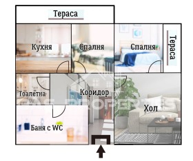 3-стаен град София, Красна поляна 2 1