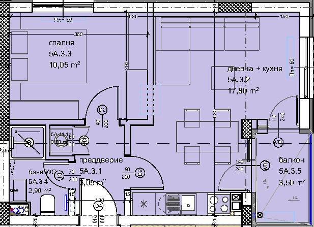 À venda  1 quarto Varna , Kaisieva gradina , 54 m² | 11142024 - imagem [2]