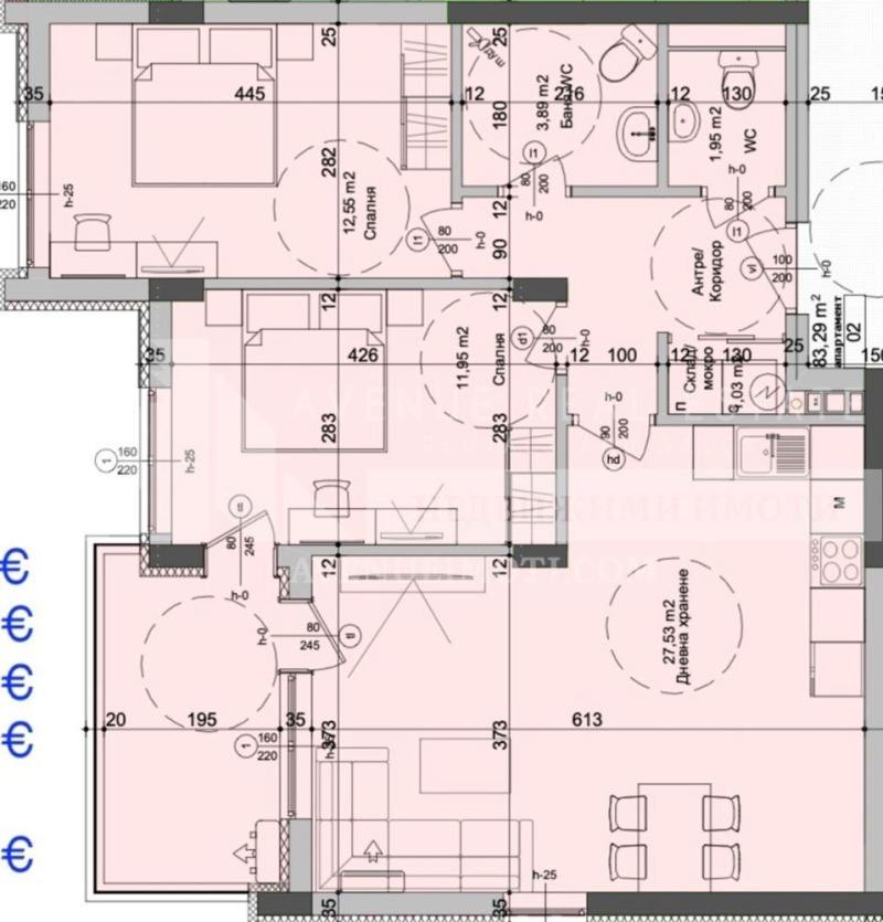 Продава 3-СТАЕН, гр. Бургас, Славейков, снимка 2 - Aпартаменти - 48060428